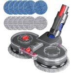 Tête de balai dyson électrique compatible dyson v11 v10 v8 v7 + 12 tampons de rechanges Tête de balai dyson électrique compatible dyson v11 v10 v8 v7 + 12 tampons de rechanges