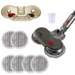 T�te de balai �lectrique dyson v7 v8 v10 v11 avec phares led, r�servoir d'eau, 6 tampons r�utilisables ...