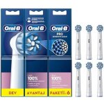 T�tes de brosse � dents - oral - b - pro sensitive clean - lot de 6 - poils extra doux - nettoyage doux ...