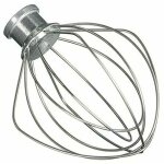 T�te de fouet de rechange en acier inoxydable. compatible avec kitchenaid k45ww ksm150 ksm160 k45 ksm90 ...