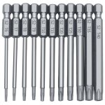 T�te de lot creuse poign�e hexagonale t�te de tournevis torx avec trou moyen jeu de t�tes de tournevis ...