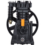 Tete de pompe de compresseur deair, 3 cv, tete de pompe a piston lubrifie a lhuile 2 cylindres, debit ...