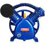 Tete de pompe de compresseur deair, 5, 5 cv, tete de pompe a piston lubrifie a huile 2 cylindres, debit ...