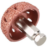 T�te de pon�age pour r�paration de pneus 38 mm, roue de polissage � grain grossier avec tige de liaison ...