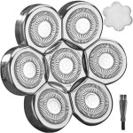 T�tes de rasoir de rechange 7 t�tes, t�tes de rasoir universelles 7 lames 7d, t�tes de rasoir de rechange ...