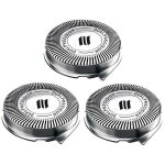 T�tes de rechange hq8 pour rasoirs philips norelco, pack de 3 lames de rasoir