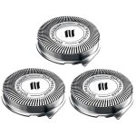 T�tes de rechange hq8 pour rasoirs philips norelco, pack de 3 lames de rasoir