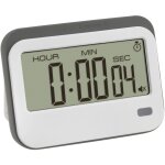 Tfa dostmann digitaler timer mit stoppuhr und wecker minuteur blanc, gris numérique v518463 Tfa dostmann digitaler timer mit stoppuhr und wecker minuteur blanc, gris numérique v518463