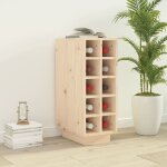 The living store - armoire à vin 23x34x61 cm bois de pin massif brun The living store - armoire à vin 23x34x61 cm bois de pin massif brun