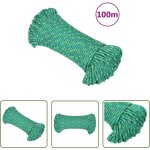 The living store - corde de bateau vert 3 mm 100 m polypropylène - corde de bateau - corde marine - polypropyl ... The living store - corde de bateau vert 3 mm 100 m polypropylène - corde de bateau - corde marine - polypropyl ...