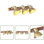 Lampe murale industrielle laiton 65x25 cm e27 - lampe murale - applique murale - lampadaire - �clairage ...