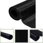 The living store tapis en caoutchouc antid�rapant 2x1 m mod�le � nervures fines - tapette caoutchouc ...