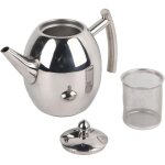 Th�i�re en acier inoxydable avec infuseur. th�i�re de 1 litre / 1. 5 litre. th�i�re en argent fine avec ...