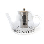 Th�i�re infuseur flore en verre - amadeus