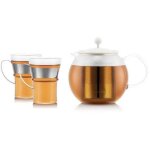 [jamais utilis�] th�iere a piston - bodum - assam set - 1. 0 l avec filtre inox, couvercle plastique ...