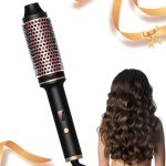 Thermal brush, 38 mm 3 en 1 brosse � cheveux chaude avec peigne chauffant, brosse lissante pour cheveux, ...