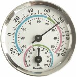 Thermo hygrom�tre, hygrom�tre de temp�rature, thermom�tre int�rieur et hygrom�tre int�rieur, pour int�rieur ...
