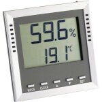 Thermo - hygrom�tre tfa dostmann klima guard argent