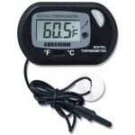 Thermom�tre aquarium - lcd digital thermometre aquarium avec ventouse et sonde � immersion pour aquarium, ...
