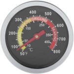 Thermom�tre de barbecue, 7 cm cadran 50 800 ? thermom�tre en acier inoxydable professionnel four barbecue ...