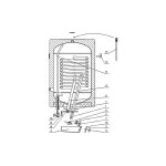 Thermometre bi - metal pour ballon eau chaude evenes gbk