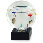 Thermom�tre de galil�e sur socle pour l'int�rieur