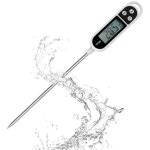 Thermometre cuisine avec �cran lcd thermom�tre num�rique digital avec sonde longue haute pr�cision, lecture ...