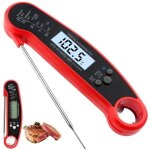 Thermometre cuisine, sonde temperature cuisine thermom�tre cuisson, r�tro�clairage lcd & calibration ...