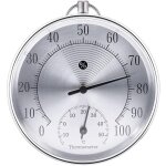 Thermomètre extérieur, 10 cm sans fil À fixer au mur thermomètre et hygromètre analogique, convient pour ... Thermomètre extérieur, 10 cm sans fil À fixer au mur thermomètre et hygromètre analogique, convient pour ...