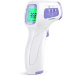Thermometre frontal, kkmier thermomtre mdical frontal avec affichage lcd, thermometre sans contact ...