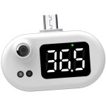 Thermomtre frontal numrique infrarouge k8 + pour fivre sans contact usb type c
