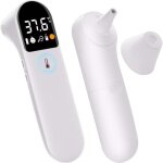 Thermom�tres frontaux et auriculaires adapt�s aux nourrissons et aux adultes - alarme de fi�vre - mesure ...