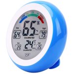 Thermomètre hygromètre électronique sans fil pour intérieur et extérieur, écran tactile rond avec écran ... Thermomètre hygromètre électronique sans fil pour intérieur et extérieur, écran tactile rond avec écran ...