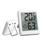 Thermom�tre hygrometre int�rieur, mini thermom�tre hygrom�tre digital � haute pr�cision, moniteur de ...