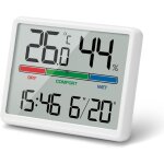 Thermom�tre hygrom�tre num�rique d'int�rieur, grand �cran lcd, portable, enregistrement min / max, convient ...