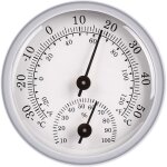 Thermom�tre hygrom�tre, sonde de surveillance et de mesure d'humidit�, thermom�tre analogique pour terrasse ...