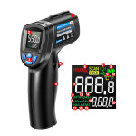 Sjlerst - thermom�tre infrarouge, - 50�c~550�c sans contact thermom�tre laser avec �cran couleur lcd ...