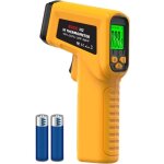 Thermomtre infrarouge, pistolet de temprature laser avec missivit rglable pour la cuisson des pizzas, ...