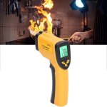 Thermom�tre infrarouge, sans contact laser thermom�tre infrarouge de - 50�c � 550�c, ecran lcd r�tro�clair� ...