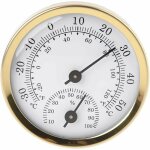 Zvd - thermomtre intrieur analogique hygromtre - affichage temprature / humidit