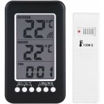 Thermomètre interieur exterieur sans fil avec horloge numérique station meteo sans fil avec capteur extérieur, ... Thermomètre interieur exterieur sans fil avec horloge numérique station meteo sans fil avec capteur extérieur, ...