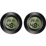 Thermom�tre d'int�rieur num�rique - mini hygrom�tre - �cran lcd num�rique - pour int�rieur et ext�rieur ...