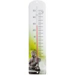 Thermom�tre m�tal 30 com d�co zen bouddha