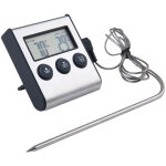 Thermomètre numérique pour rôtis (de torréfaction, numérique, 2 in 1, avec horloge de cuisine, sonde ... Thermomètre numérique pour rôtis (de torréfaction, numérique, 2 in 1, avec horloge de cuisine, sonde ...