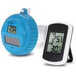 Jamais utilis�]thermom�tre de piscine sans fil, thermom�tre de piscine flottant avec �cran lcd, mesure ...