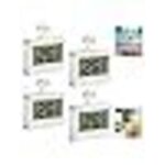 Thermom�tre pour r�frig�rateur 4 pi�ces, thermom�tre �tanche pour cong�lateur avec crochet et alarme ...