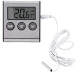 Thermomtre de rfrigrateur numrique thermomtre de conglateur tanche avec aimant et support - lntyq ...