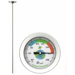 Thermom�tre de sol - liquidation totale thermom�tre de sol � compost sonde en acier inoxydable thermom�tre ...