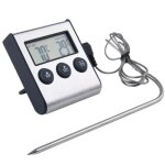 Thermom�tre � viande num�rique sonde cuisson barbecue grille lait vin eau