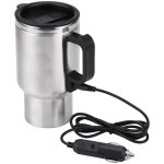 Thermos lectrique - 65 ? 12v voiture lectrique bouilloire tasse voyage en acier inoxydable chauffage ...
